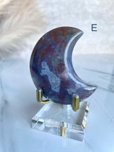 Load image into Gallery viewer, Sea Jasper x Moss Agate Moons (A-H)
