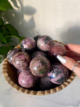 Load image into Gallery viewer, Rare Cobaltoan Calcite Spheres (J-Q)
