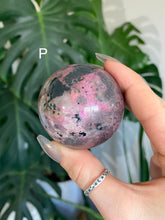 Load image into Gallery viewer, Rare Cobaltoan Calcite Spheres (J-Q)

