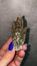 Load and play video in Gallery viewer, Feather Calcite with Chalcopyrite B
