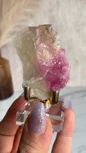 Load and play video in Gallery viewer, Crystallized Rose Quartz Specimen (QQ)
