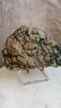 Load and play video in Gallery viewer, Black Pagoda Calcite with Pyrite (XL)
