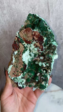 Load and play video in Gallery viewer, Chrysocolla after Malachite Pseudomorph H (Large)
