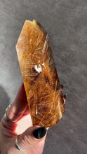 Load and play video in Gallery viewer, Rutile &amp; Lodolite in Quartz Tower (Large) Y
