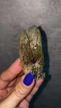 Load and play video in Gallery viewer, Feather Calcite with Chalcopyrite R
