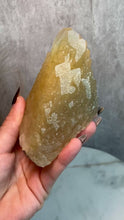 Load and play video in Gallery viewer, Sweetwater Calcite H - Large Single Crystal
